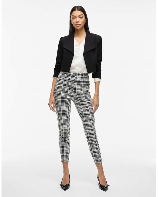 Vila White Open Cropped Blazer