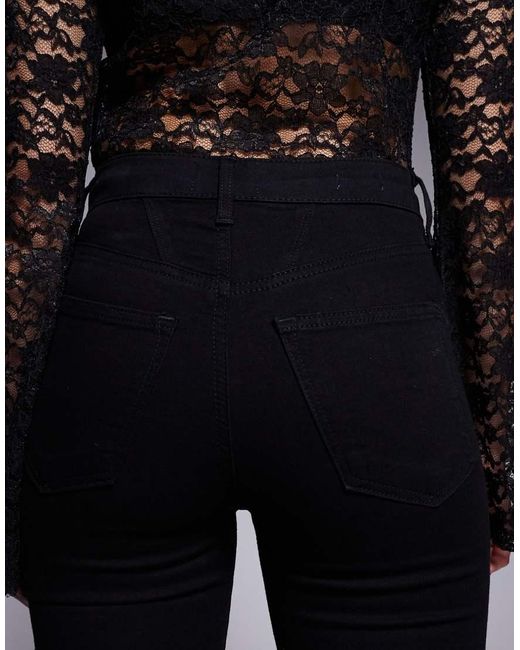 River Island Black Flare Jean