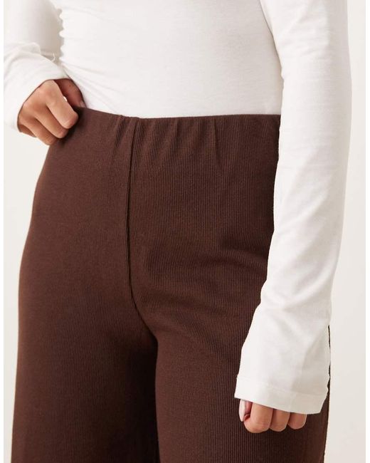 Glamorous Natural Wide Leg Trousers