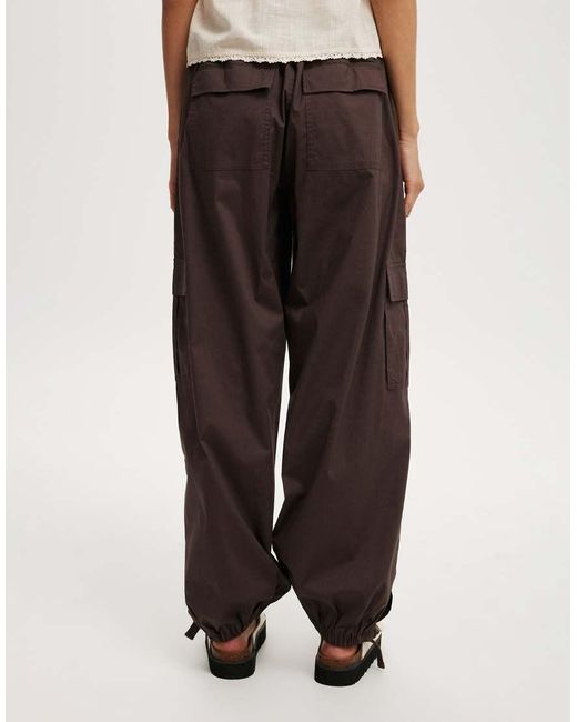 Cotton On White Summer Cargo Pant