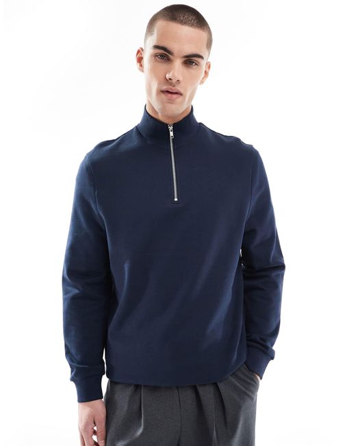 ASOS – essential – sweatshirt in Blue für Herren