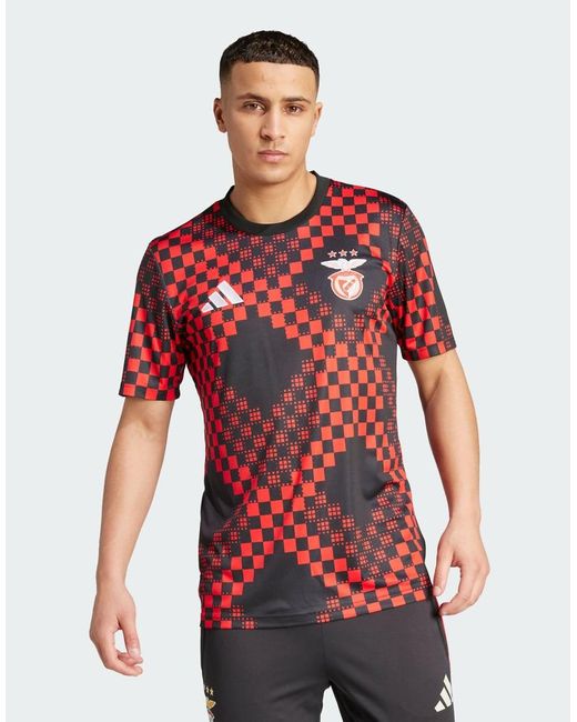 Adidas Benfica 25/26 in het Red voor heren