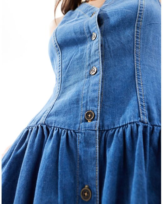 Westbourne - robe mi-longue en jean Nobody's Child en coloris Blue