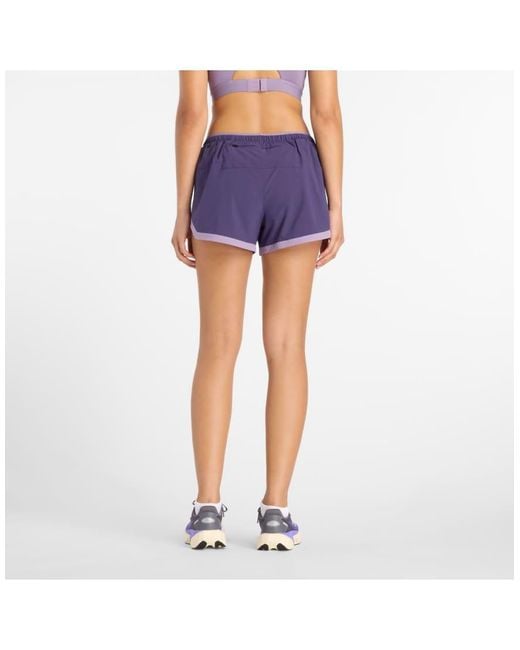 New Balance Blue Rc Essential Short 3"