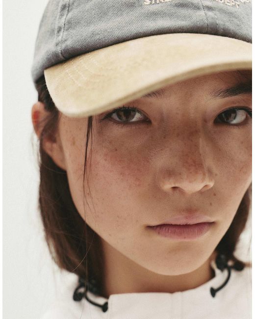 Pull&Bear Natural – basic-kapuzenjacke