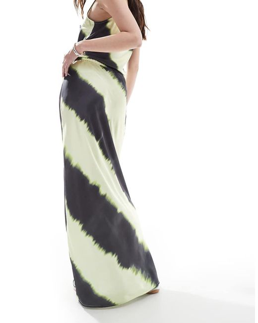JJXX White Co-ord Satin Skirt