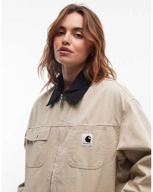 Carhartt Natural Dana Zip Through Jacket
