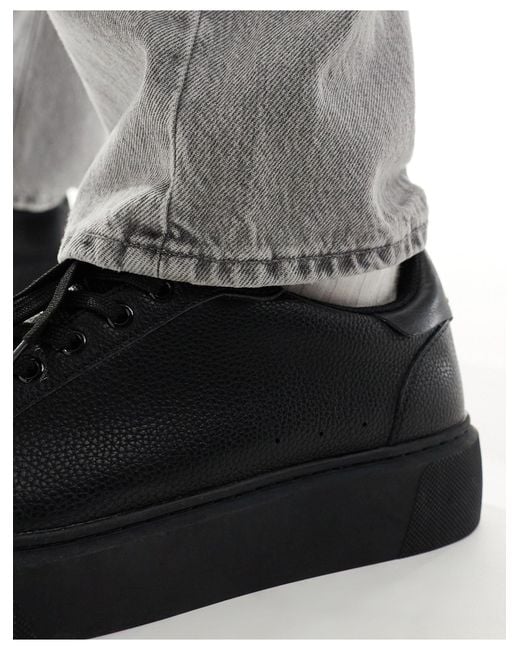 ASOS Black Chunky Lace Up Trainers for men