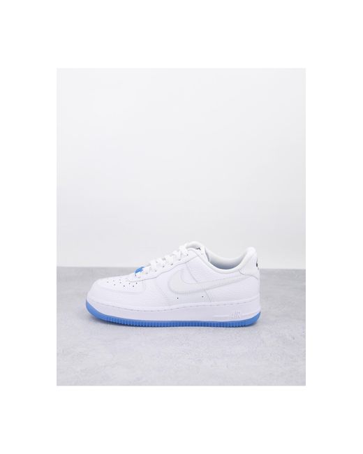 Scarpe nike top bianche e blu