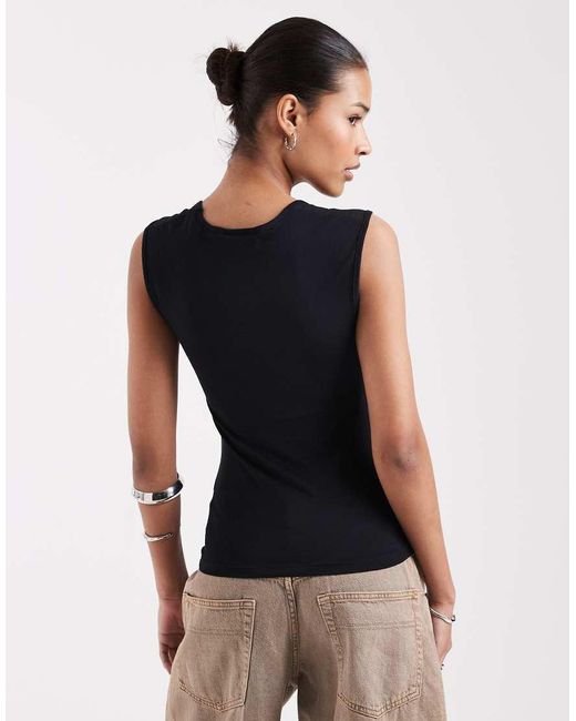 JJXX Natural Square Neck Top