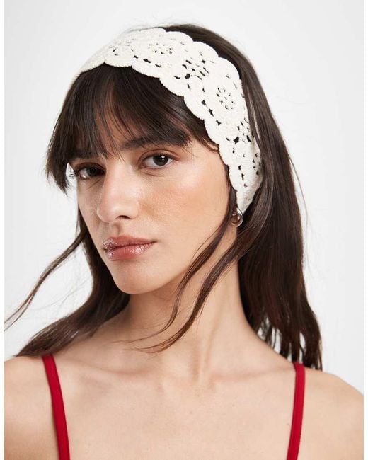 Pieces Black Crochet Headband