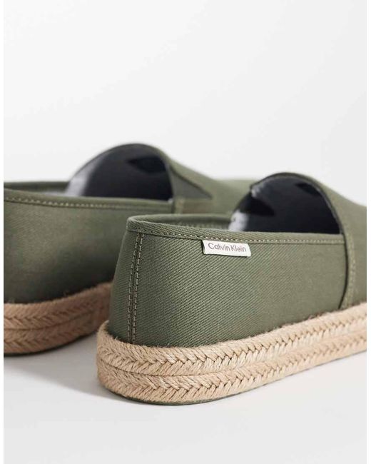 Calvin Klein Green Essential Espadrilles for men