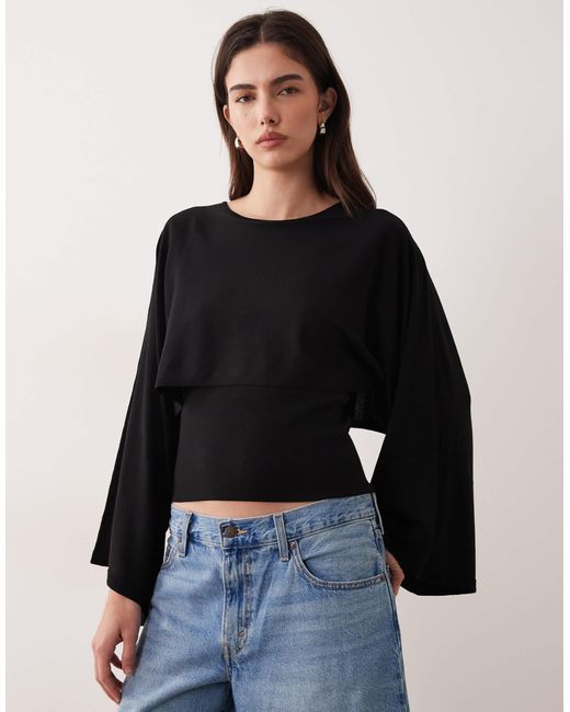 Mango Black – gestricktes cape