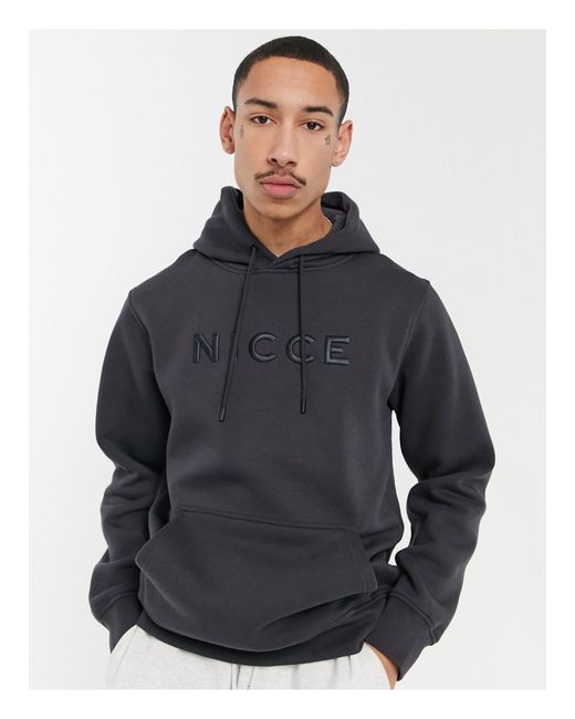 Nicce London Mercury Hoodie in Grey (Gray) for Men | Lyst