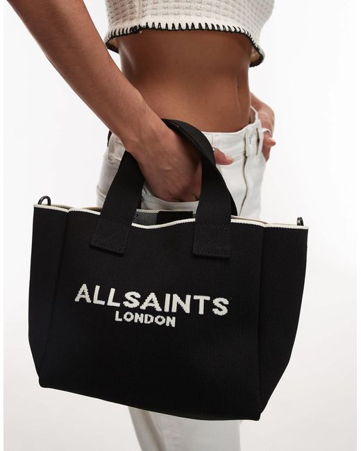 AllSaints Black – izzy – kleine tragetasche