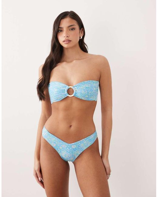 Kulani Kinis Blue Stargaze Y Cheeky Bikini Bottom