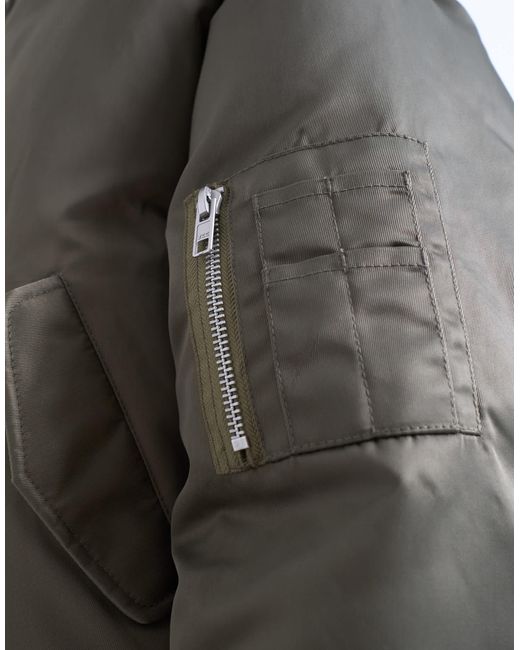 Topman White Ma1 Bomber Jacket for men