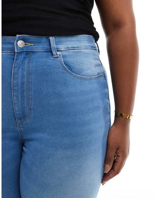 ONLY Blue Augusta High Waisted Skinny Jeans