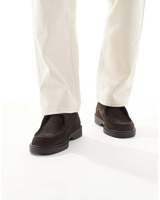 Jack & Jones Suède Loafers in het White voor heren