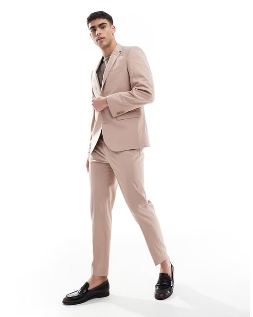 ASOS Pink Slim Suit Jacket for men