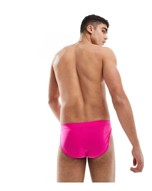 ASOS Swim Briefs in Pink for Men