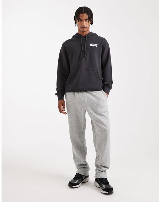 Levi's – locker sitzender kapuzenpullover in Gray für Herren