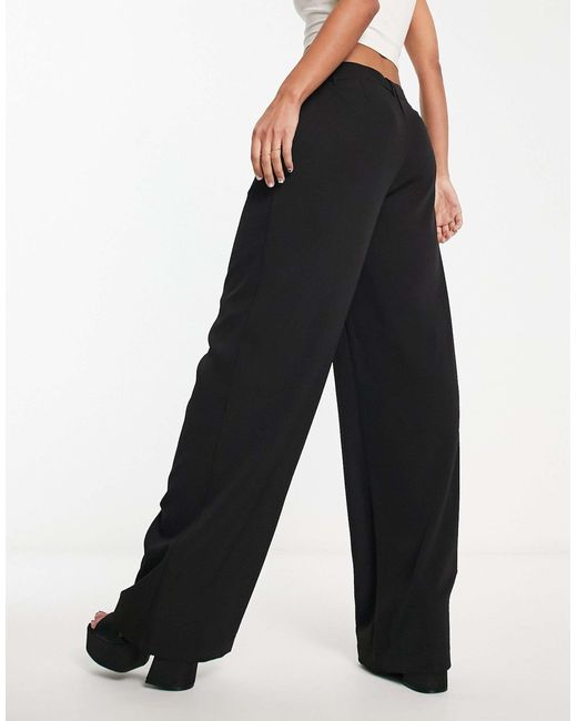 Vero Moda White Tailored Stand Alone Dad Trousers With Pleat Front