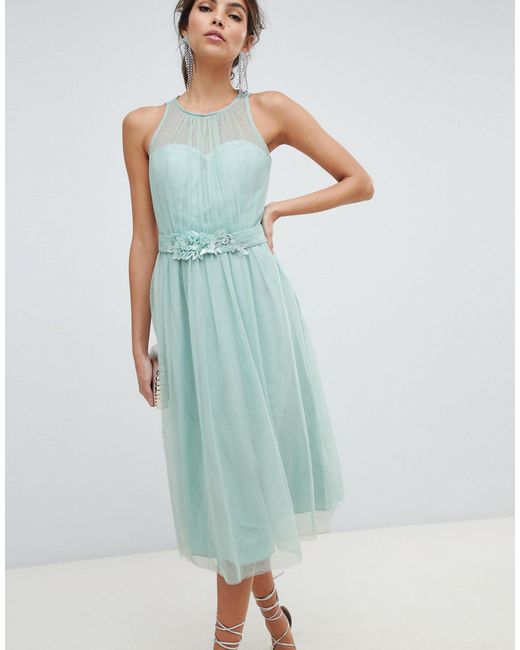 little mistress applique prom dress
