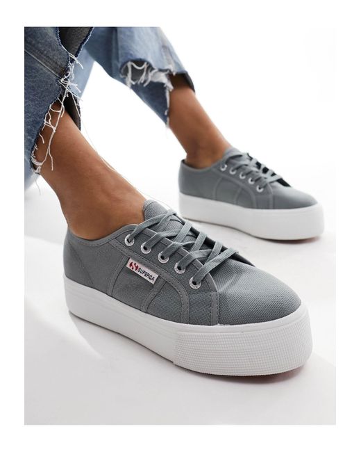 Zapatillas Superga de color Gray