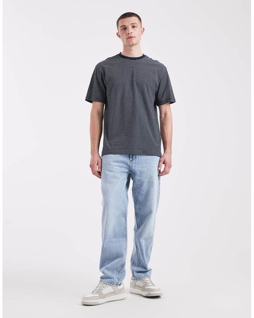 Only & Sons Blue Relaxed Fit T-shirt for men