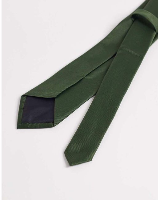 Cravatta Testurizzata di ASOS in Green da Uomo