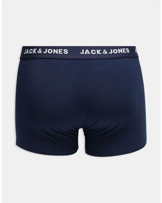 Jack & Jones Blue 5 Pack Trunks for men