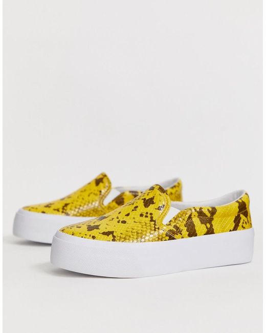 asos yellow shoes