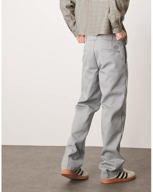 Pantalones Chinos De Corte Recto Y Estilo Worker 874 De Dickies de hombre de color Gray