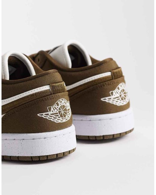 Nike Green Nike Air 1 Low Trainers