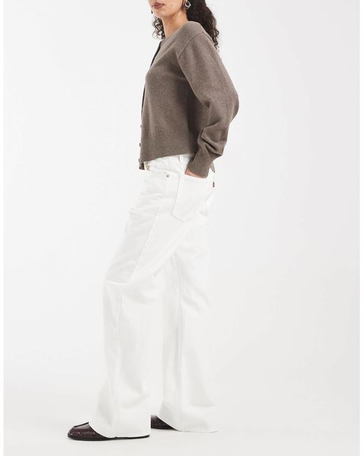 Jean bootcut ample Levi's en coloris White