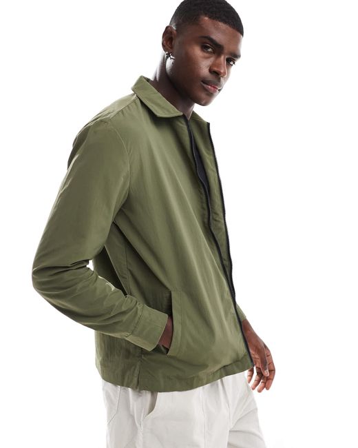Farah – holwick – hemdjacke in Green für Herren