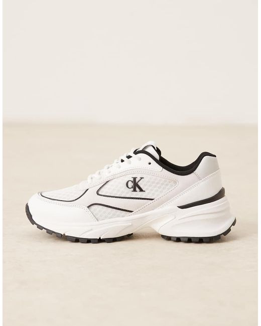 Calvin Klein Natural Tokyo Runner Trainers