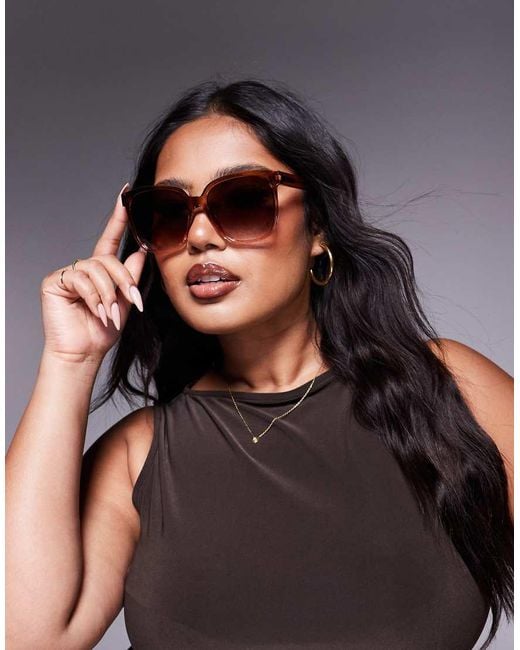 Quay Black Quay Wide Awake Oversized Square Sunglasses