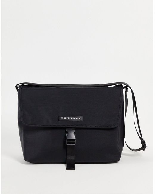 Mennace Crossbody Messenger Bag in Black for Men Lyst Australia