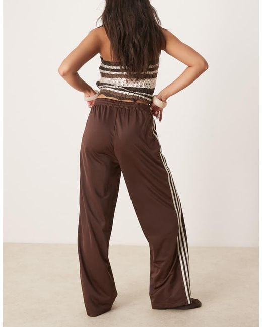 Adidas Originals Brown Firebird Loose Track Pants