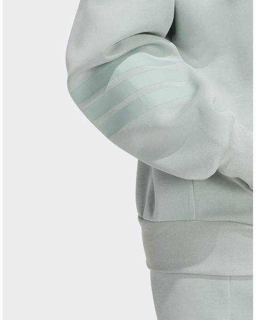 Adidas Originals Gray Future Icons 3-Stripes Hoodie