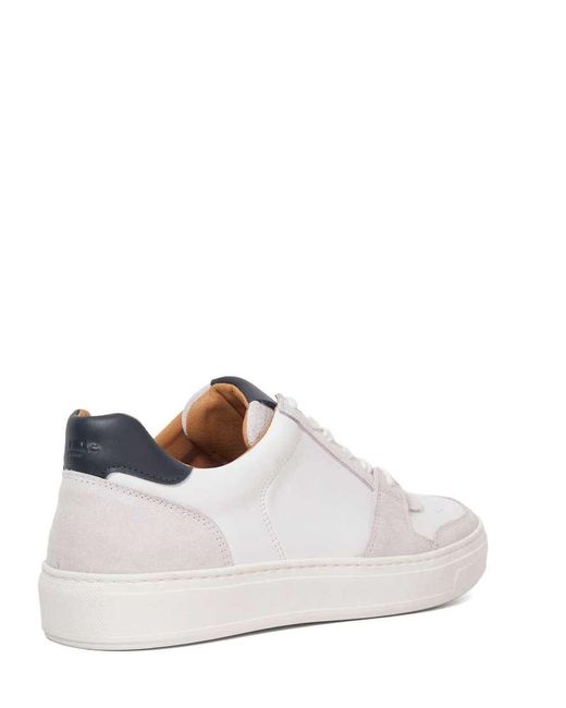 Dune White Tawly Trainers for men
