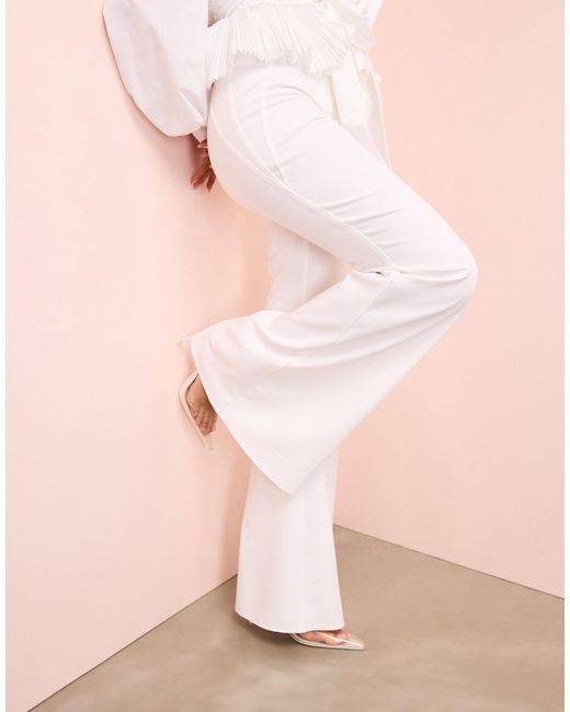 ASOS Pink Sexy Flare Trousers