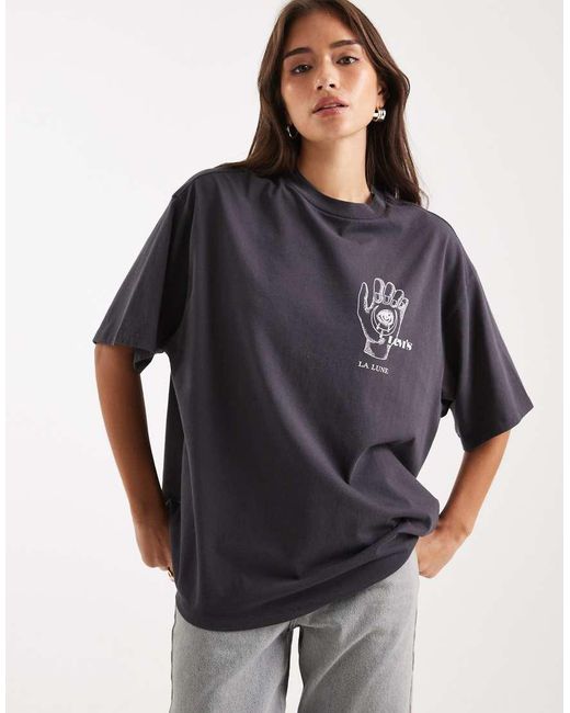 Levi's Black Oversized Graphic T-shirt