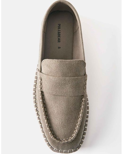 Espadrilles en jute Pull&Bear pour homme en coloris Brown