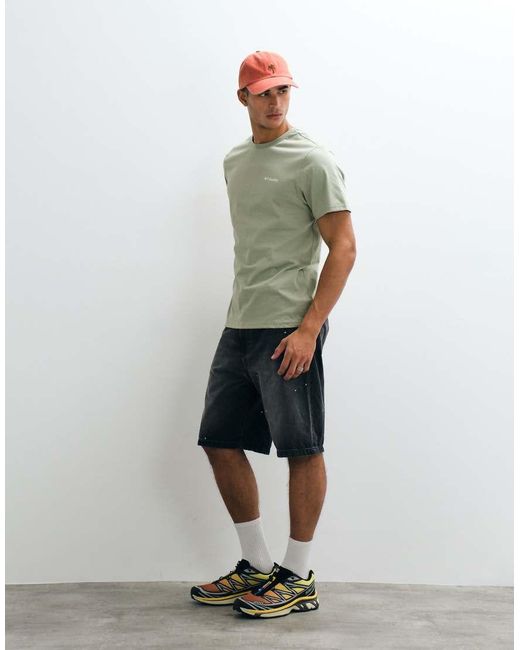 Columbia Green Csc Outdoor Back Graphic T-shirt for men