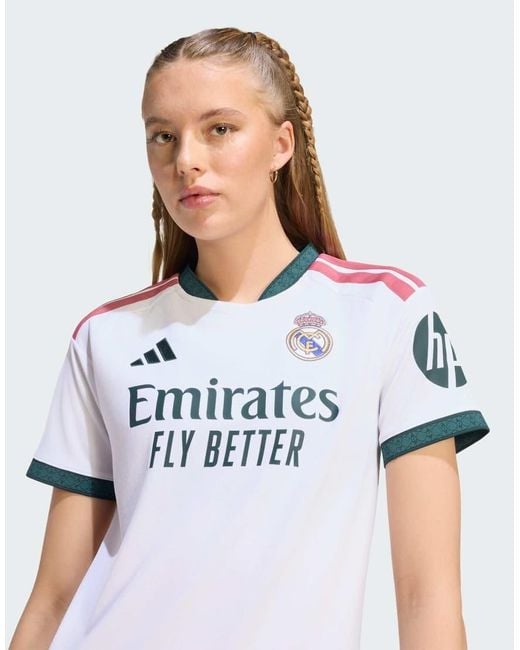 Adidas Originals Gray Real Madrid 26/27 Home Jersey