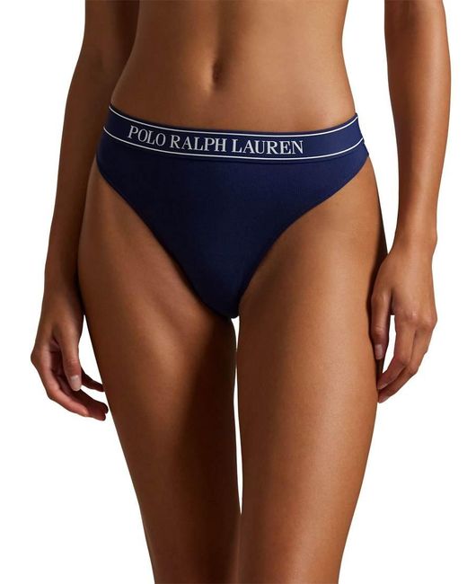 Polo Ralph Lauren Brown Thong Three Pack