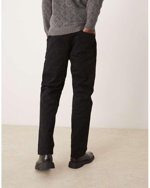 Pantalones Marino Intenso De Pernera Recta De (Parte De Un Conjunto) ASOS de hombre de color Natural